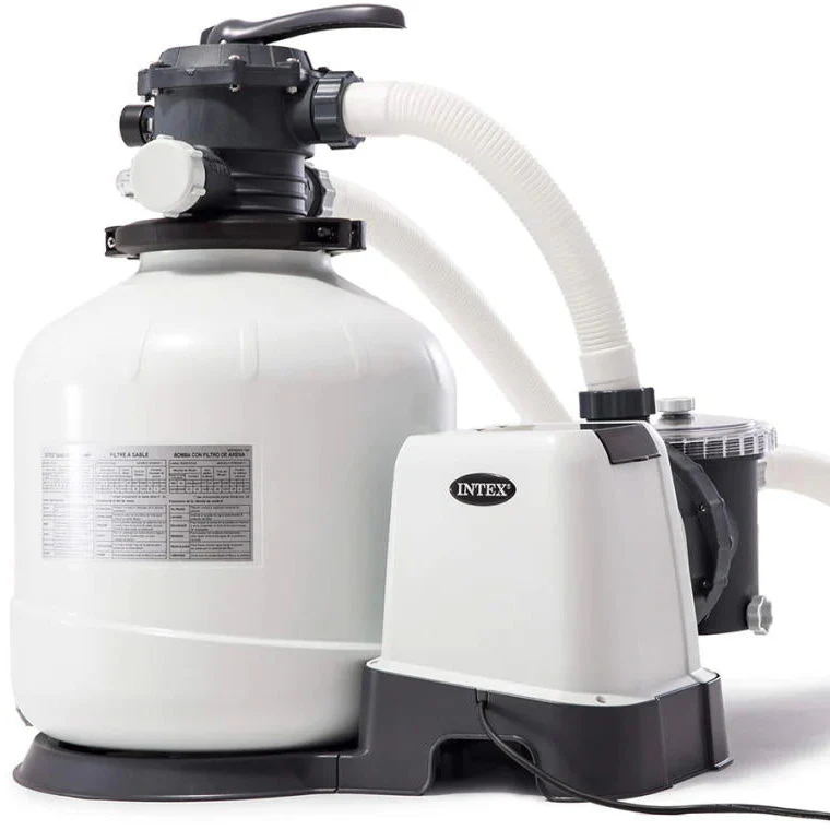 INTEX - Pompa Filtro a Sabbia Krystal Clear per piscine fuori terra 10500 litri/ora