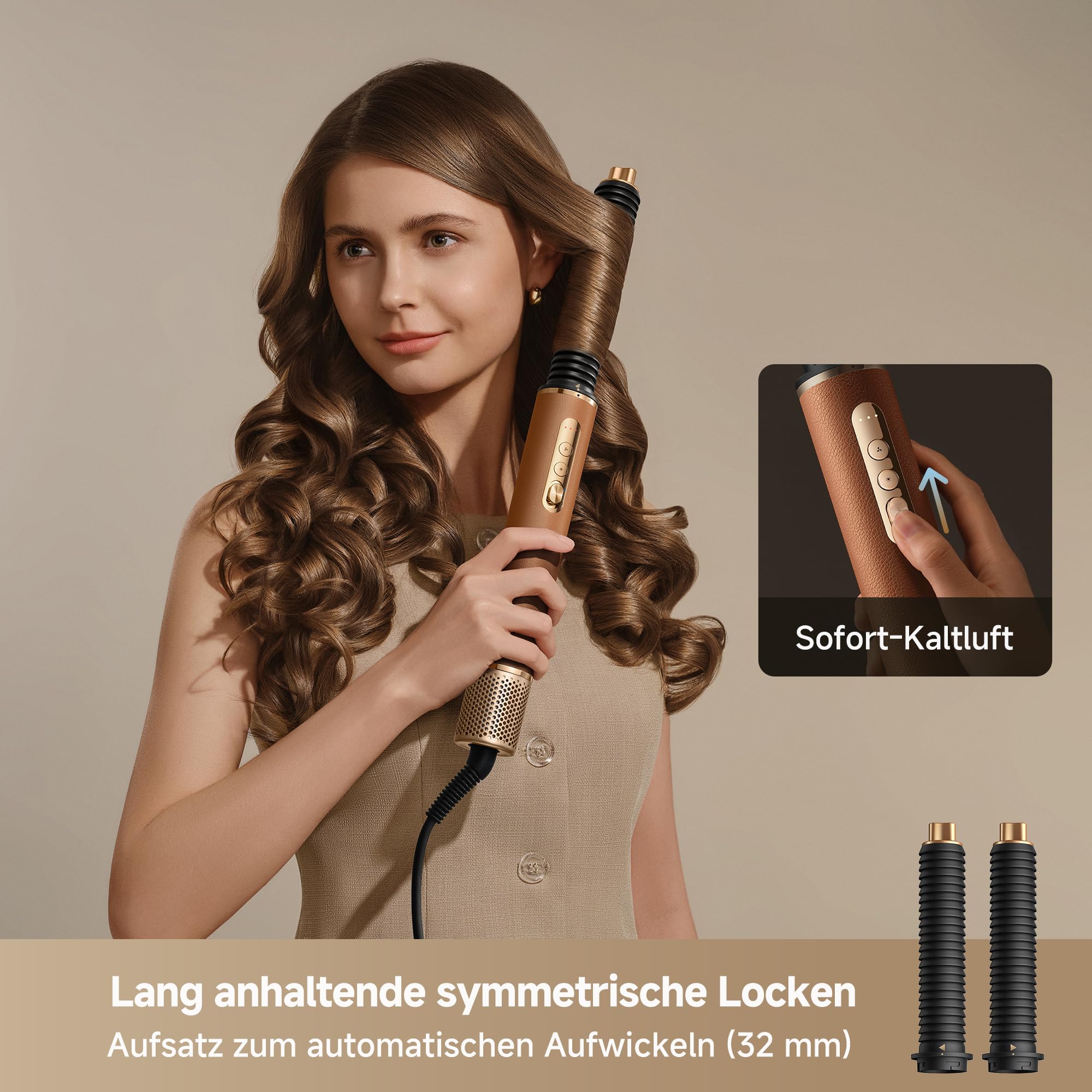 7-in-1-Hairstyler AirStyle Pro 2 mit 7 Aufsätzen, schnelltrocknendem Luftstrom und Kaltluft-Fixierung