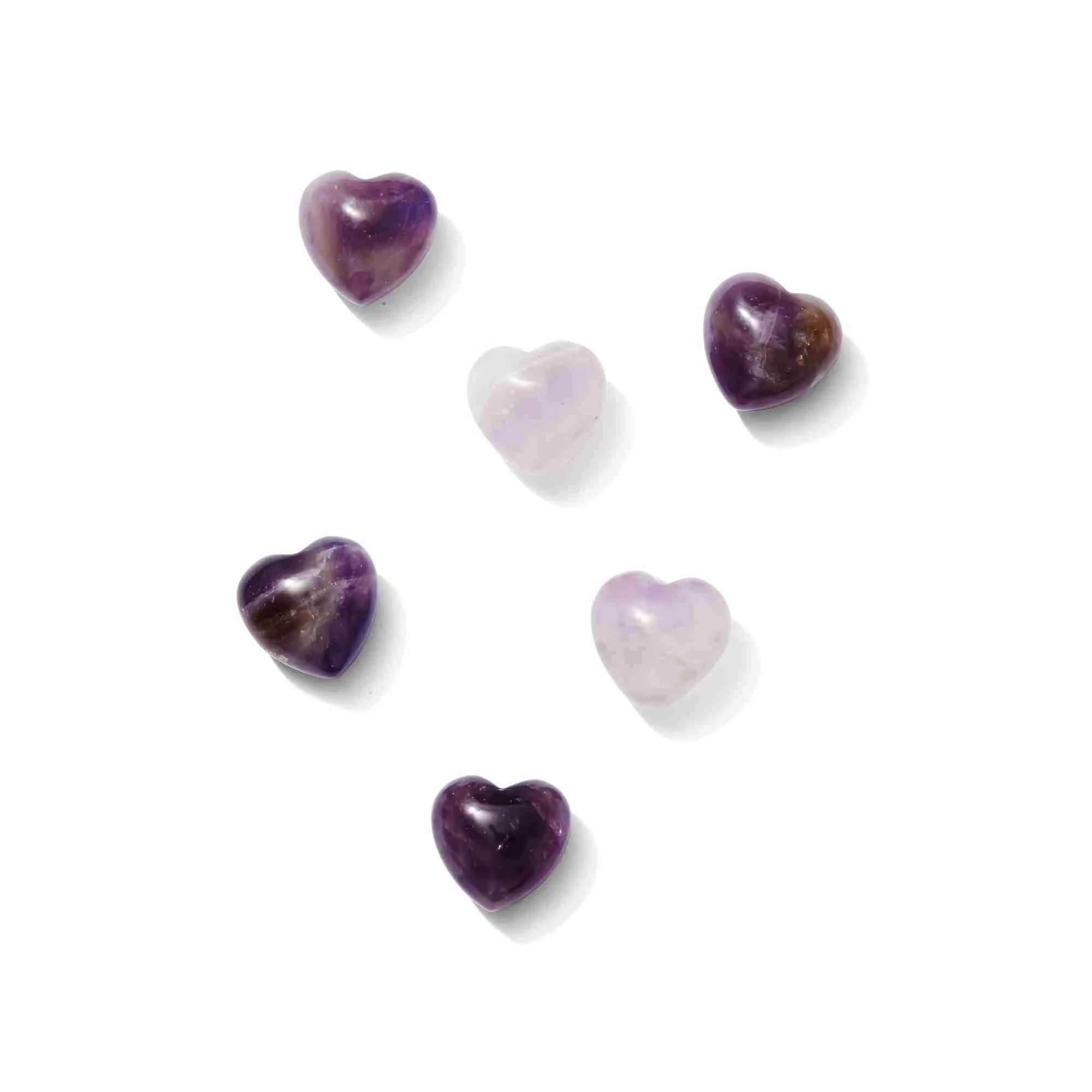 Amethyst Heart Crystal �� Intuition, Calm & Creativity