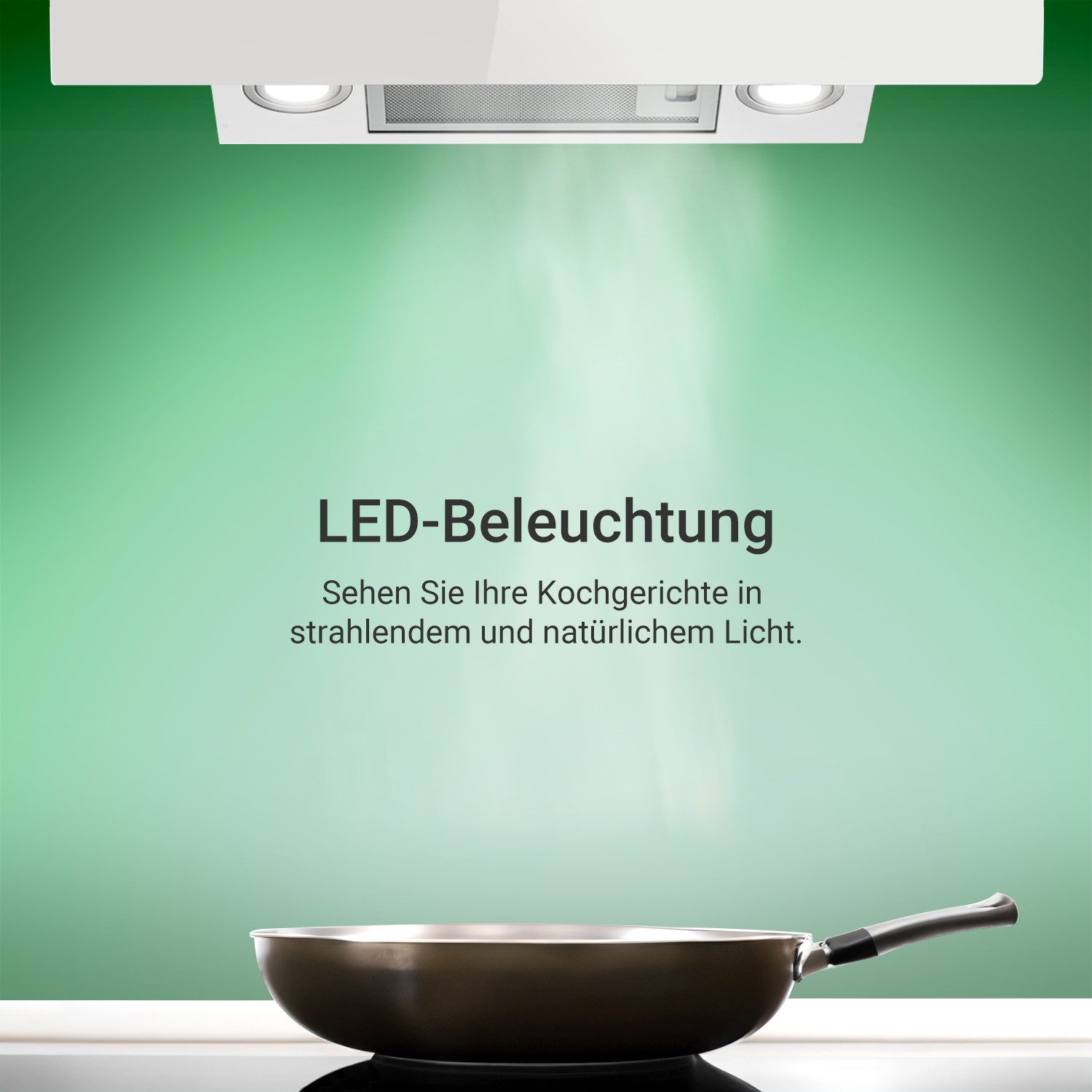 Wandhaube Dunstabzugshaube 60cm TRIO6025W