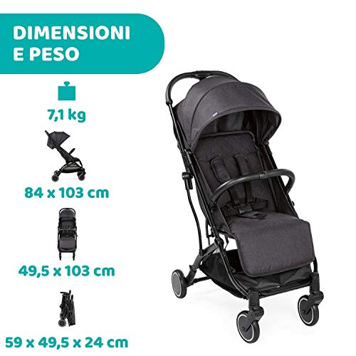 Chicco Trolley Me Passeggino Leggero da 0 Mesi a 15 kg, Passeggino Reclinabile e Pieghevole con Funzione Trolley, Chiusura Compatta, Parapioggia e Cappottina Estendibile, Stone : Amazon.it: Prima infanzia