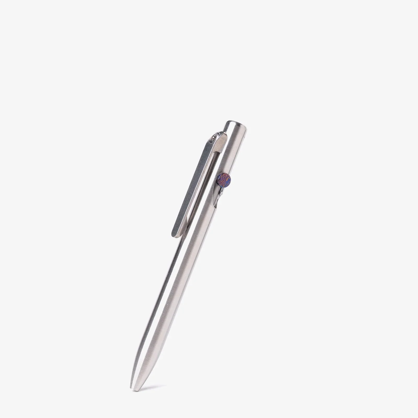 Tactile Turn Slim Bolt Action Pen - Titanium - Standard Length [5.6