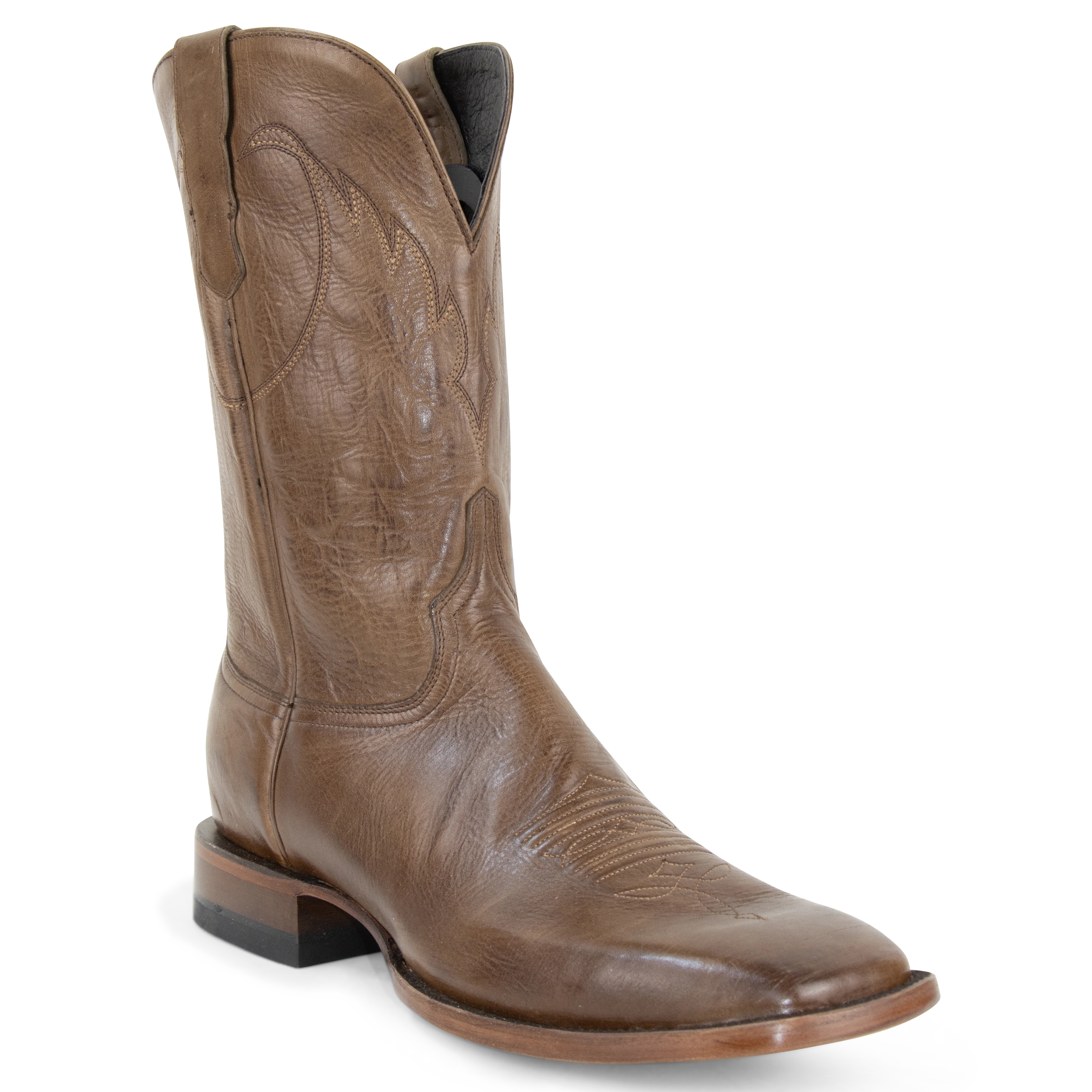 Resistol Boots Cognac Cowhide Square Toe