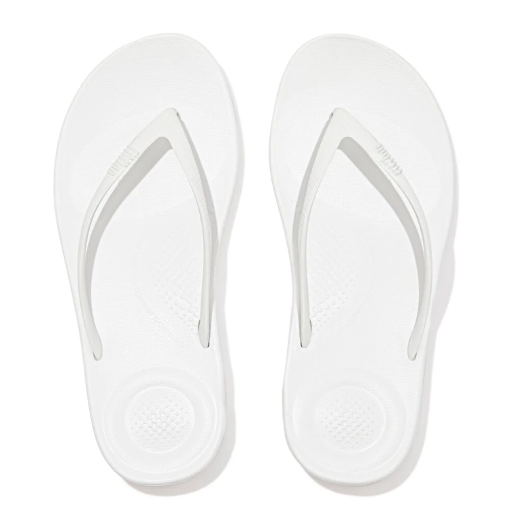 FitFlop iQushion Ergonomic Damen Urban White Zehensteg