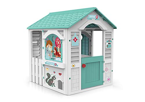 Chicos   Casetta per bambini Centro Verinario | Casetta da giardino per bambini dai 2 anni in su | Resistente e durevole | Include 11 utensili per futuri veterinari (89619) : Amazon.it: Giochi e giocattoli