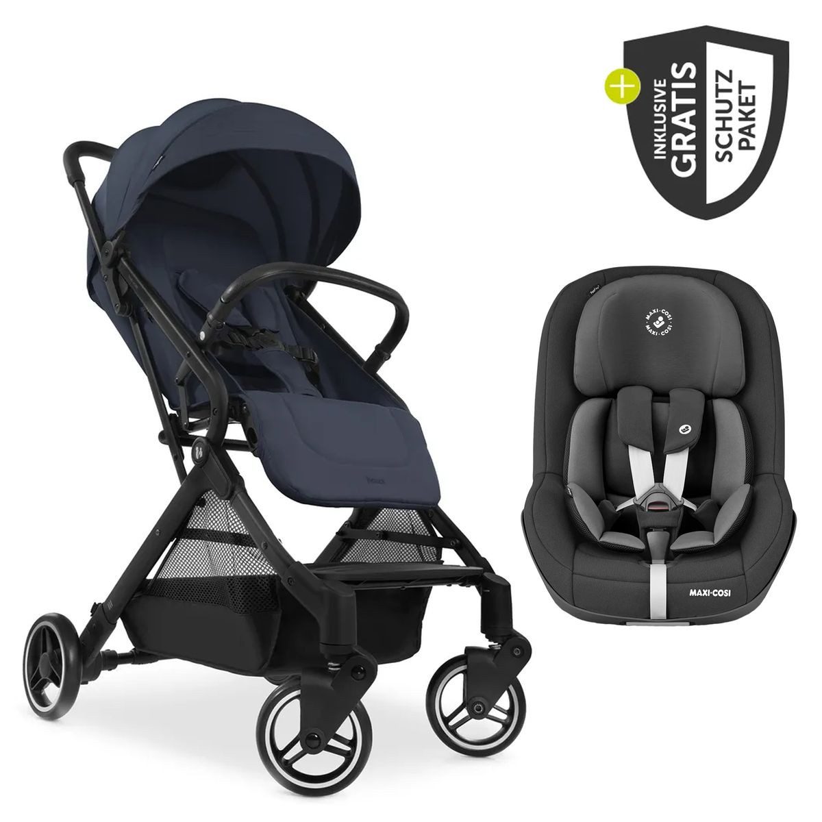 Kinder-Buggy Travel N Care - Navy Blue