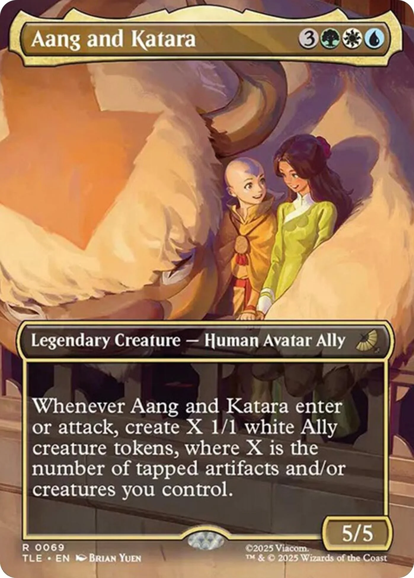 Aang and Katara (Borderless) (69) (Avatar: The Last Airbender: Eternal-Legal)