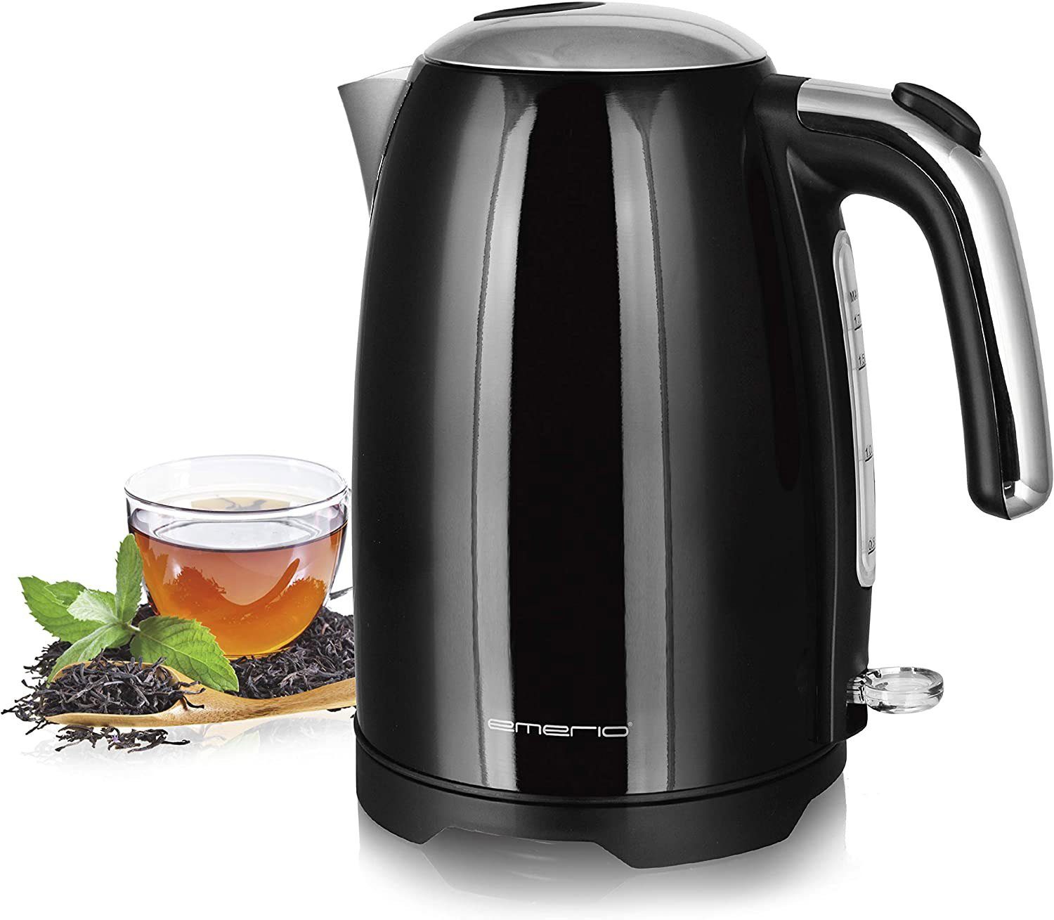 Wasserkocher WK-121591 schwarz 1,7 Liter