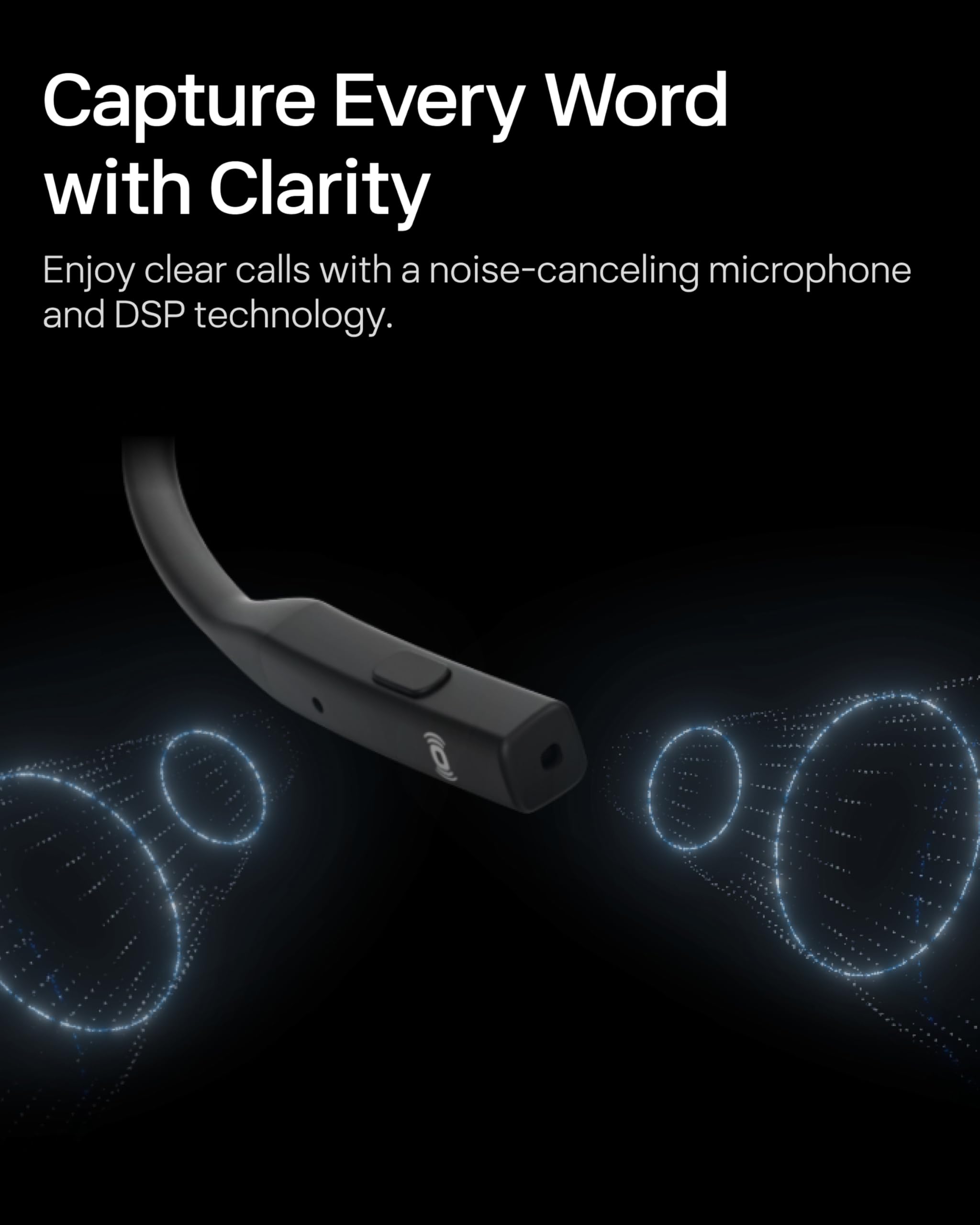 Open-Ear-Bluetooth-Headset OpenComm2 2025 mit Knochenleitung, 16 Std. Akku und Schnellladung