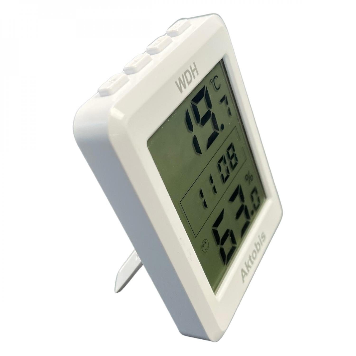 Hygrometer Thermo mit Uhr WDH-TH205