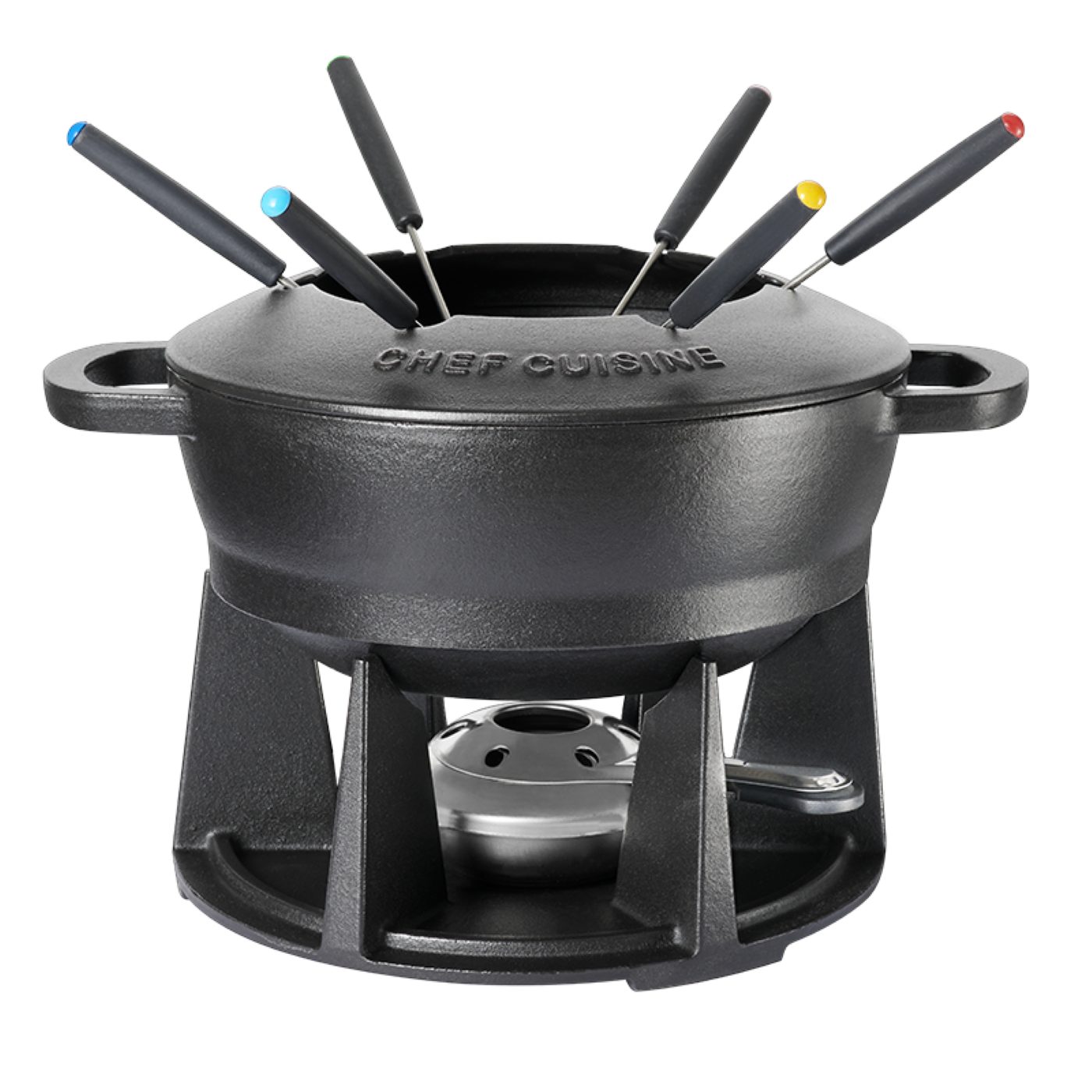 Fondue Fondue-Set aus Gusseisen