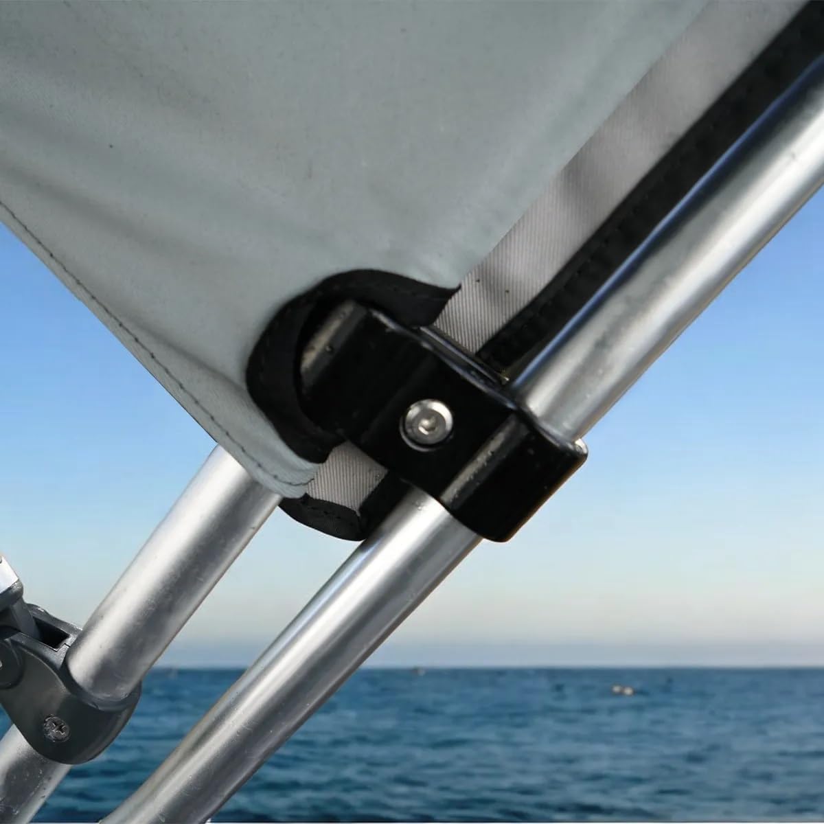 Oceansouth Angelrutenhalter CLAMP-ON Aluminium für Biminis