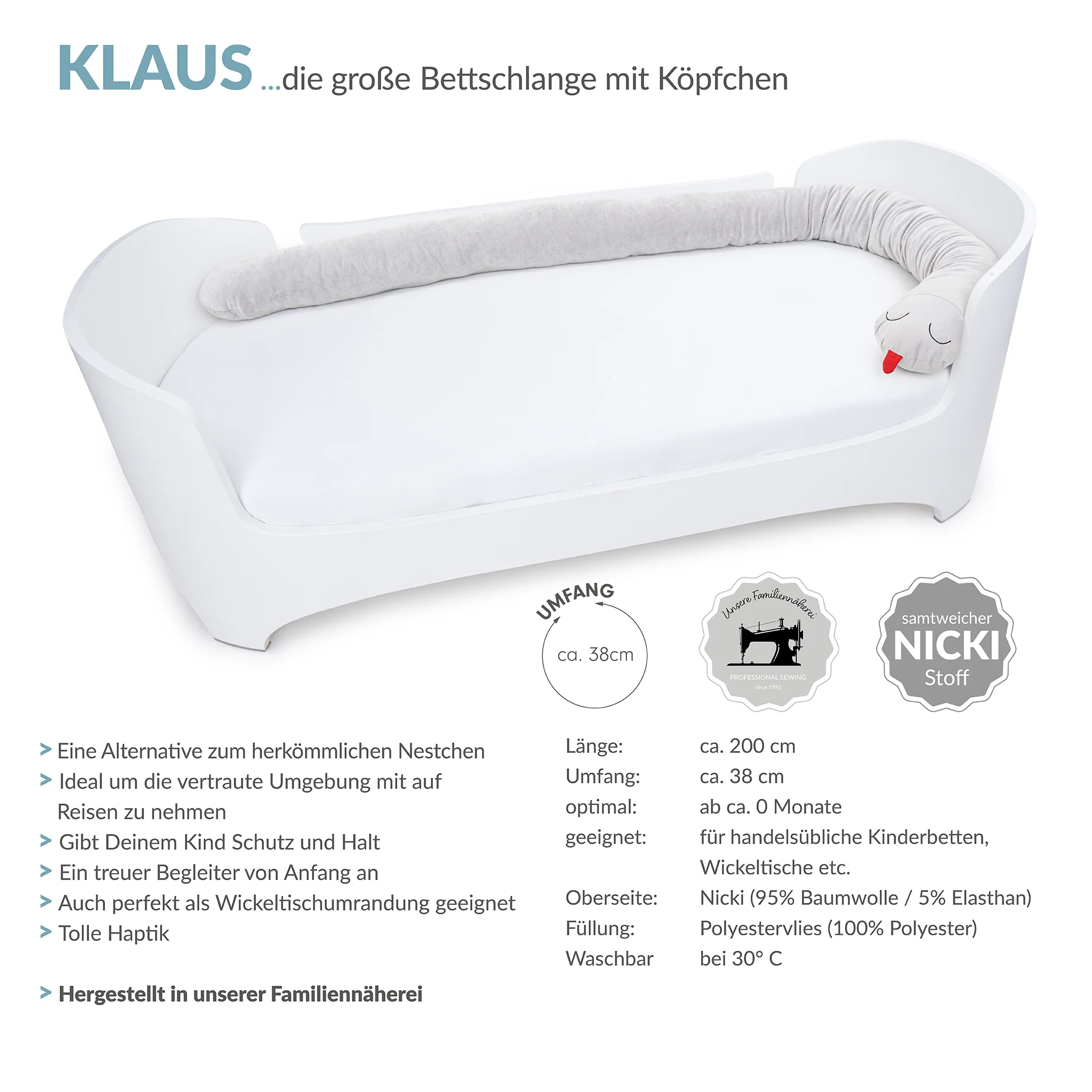 KLAUS Bettschlange