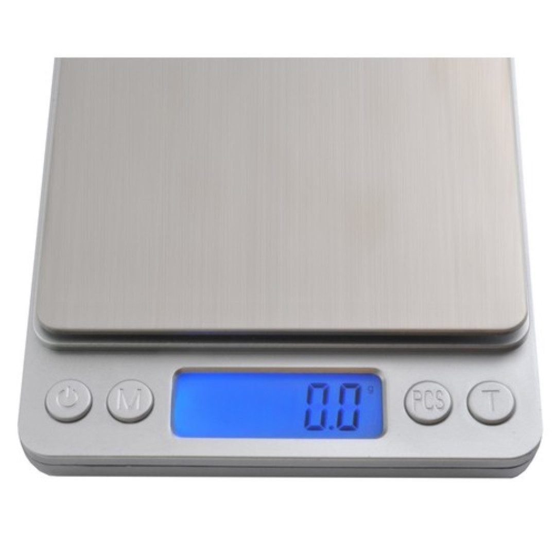 Küchenwaage Digitale Präzisions-Grammwaage mit LCD-Display und Tara-Funktion.