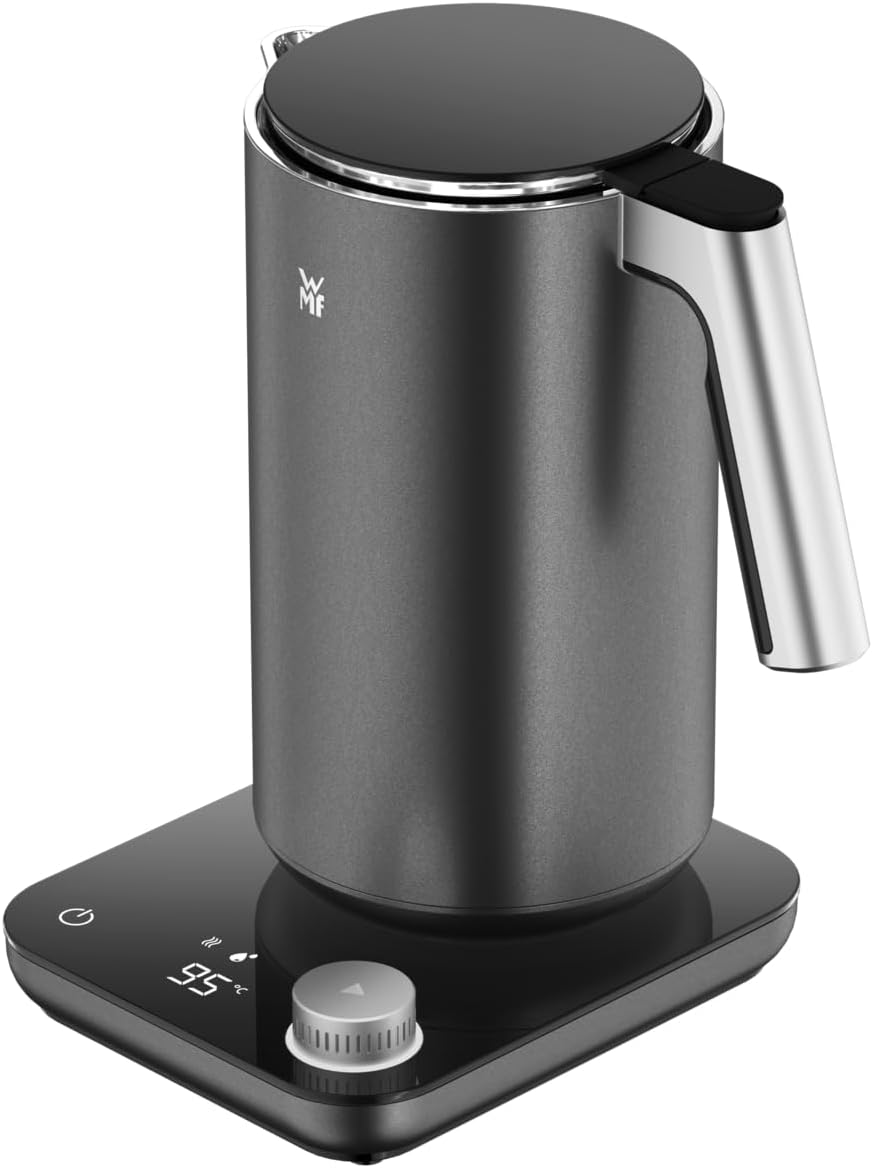 WMF Master Toaster Langschlitz motorisiert, Toaster 2 Scheiben, XXL-Toast, automatische Brotzentrierung, Check-Up Funktion, 980 W Toaster, Touch Bedienfeld, LED-Lichtleiste, Toster edelstahl matt