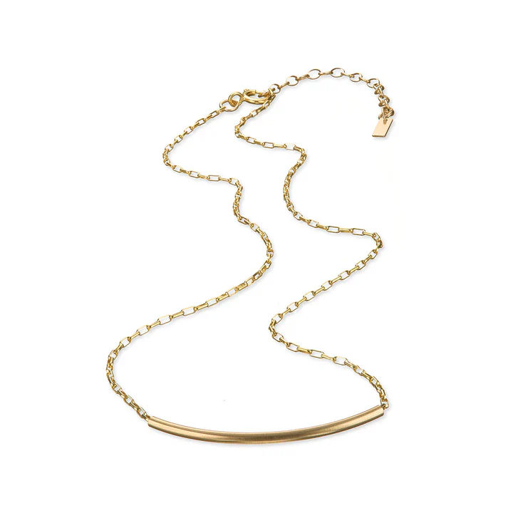 Scribble & Stone Crescent Tube Pendant