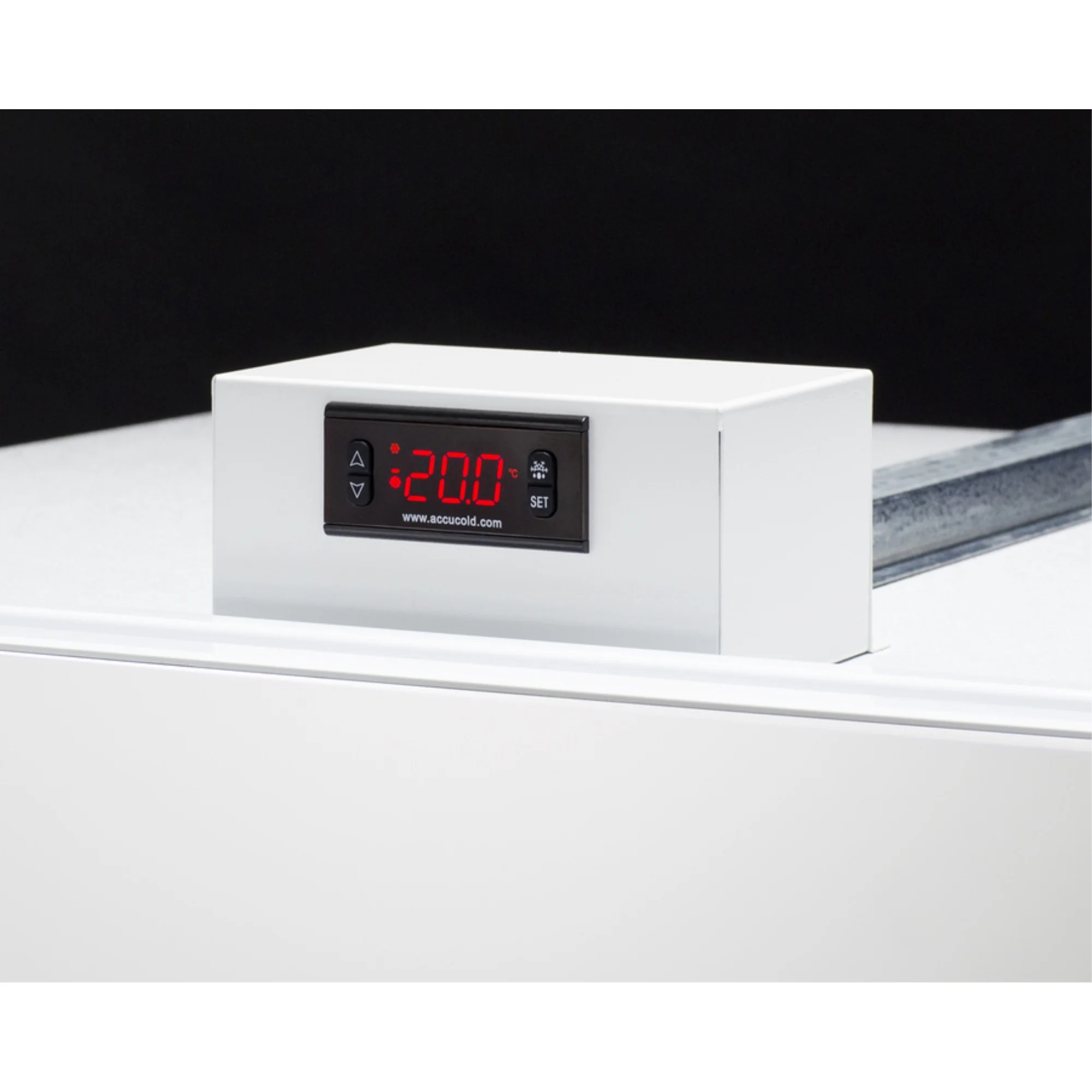 Upright 22 cu.ft. all-freezer with icemaker in white