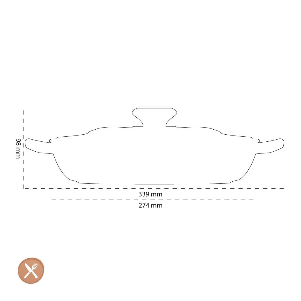 Le Creuset - Casseruola Signature Campagnard Blossom 26 cm Rosa Conchiglia
