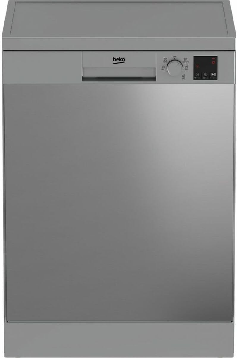 Beko - dfn05321x, Lavastoviglie 13 coperti, 5 programmi, 49 dB, Classe A++, acciaio