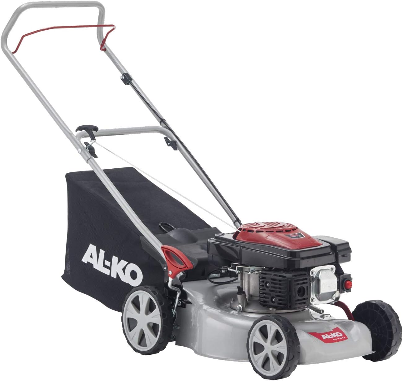 AL-KO - Tosaerba a scoppio spinta - 140cc OHV, taglio 42cm.Taglio,Raccolta.Alzo Centralizzato. Cesto 50l tela. Ideale 900mq.