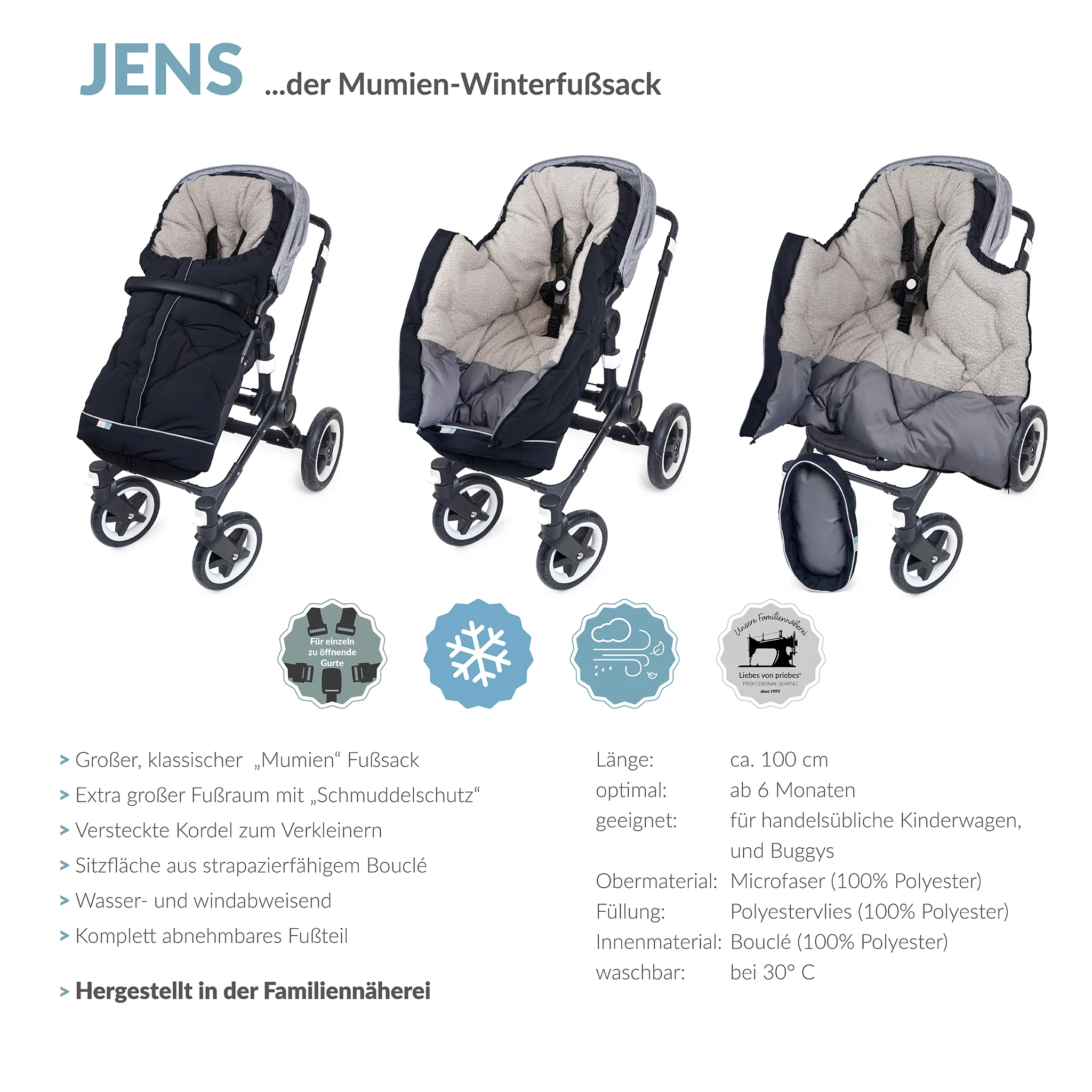 JENS der klassische Mumienfu?sack