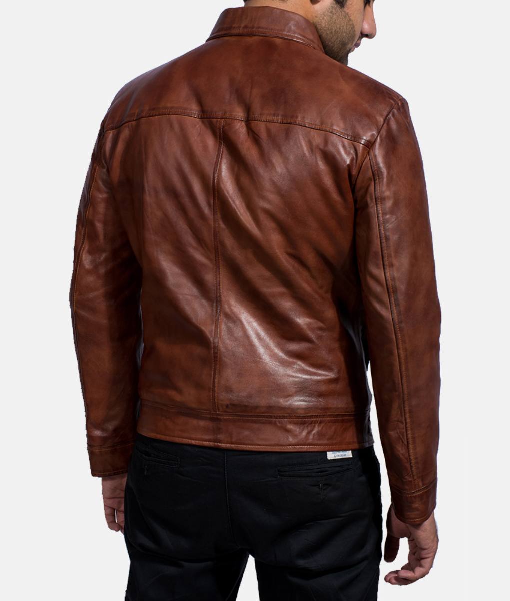 Larry Brown Leather Jacket For Men