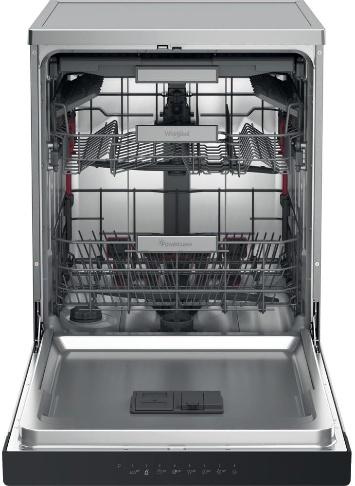 Whirlpool Lavastoviglie FS 60cm classe A, 14 coperti, terzo cesto flessibile, 6° senso, PowerCleanPro