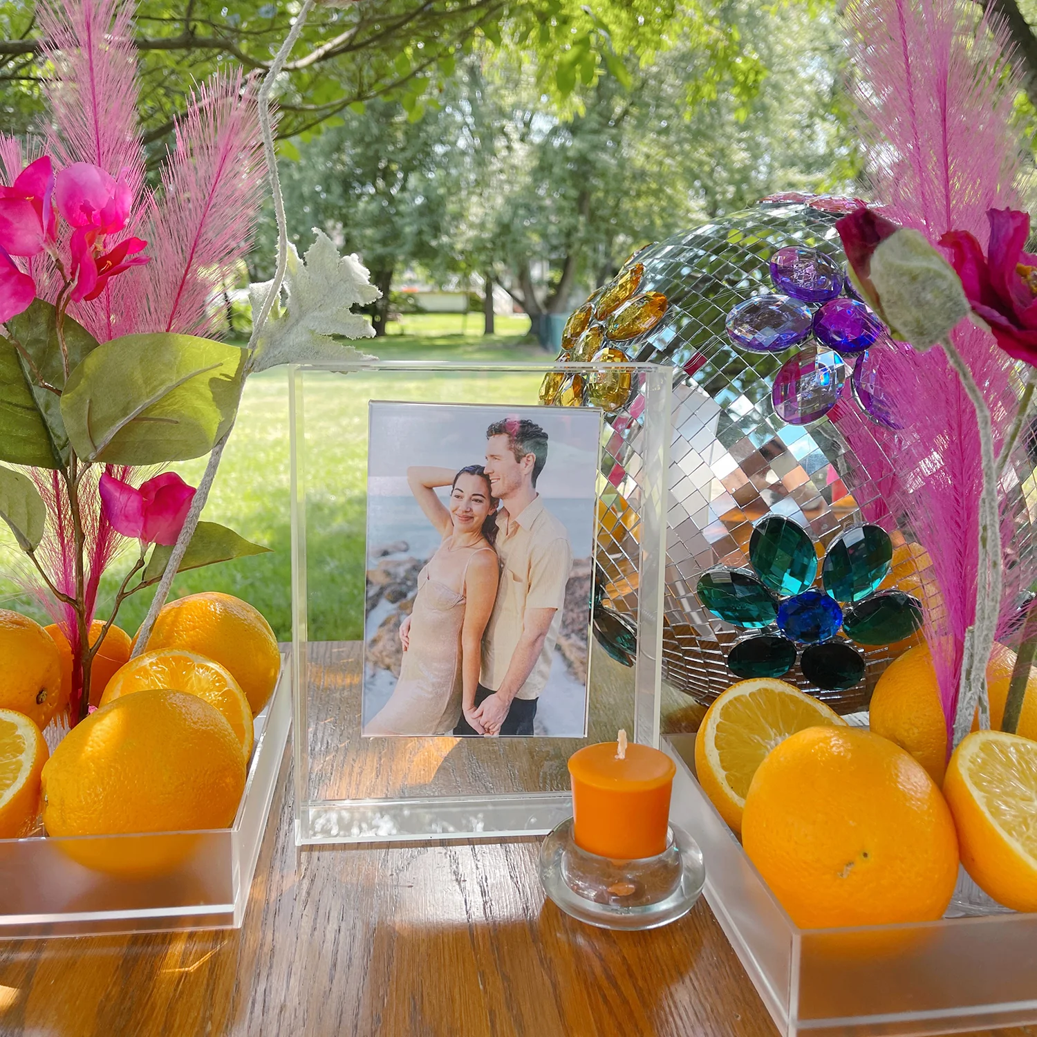 Frost Wedding Magnetic Float Frame