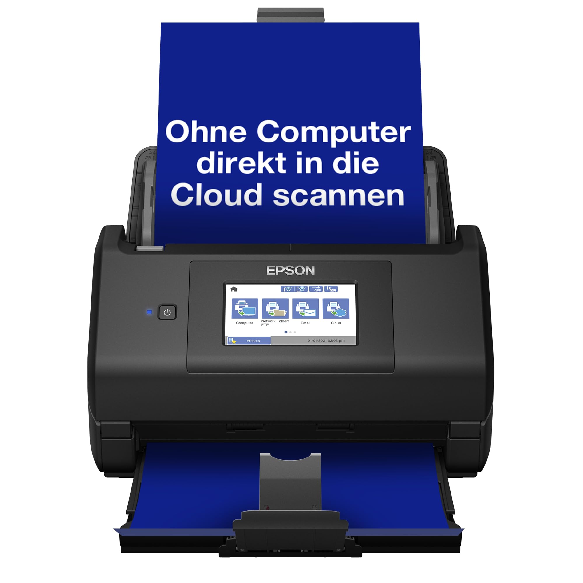 Dokumentenscanner ES-580W DIN A4 WLAN USB Duplex 35 Seiten/min 70 Bilder/min 100-Blatt-ADF 600 dpi Wi-Fi Direct