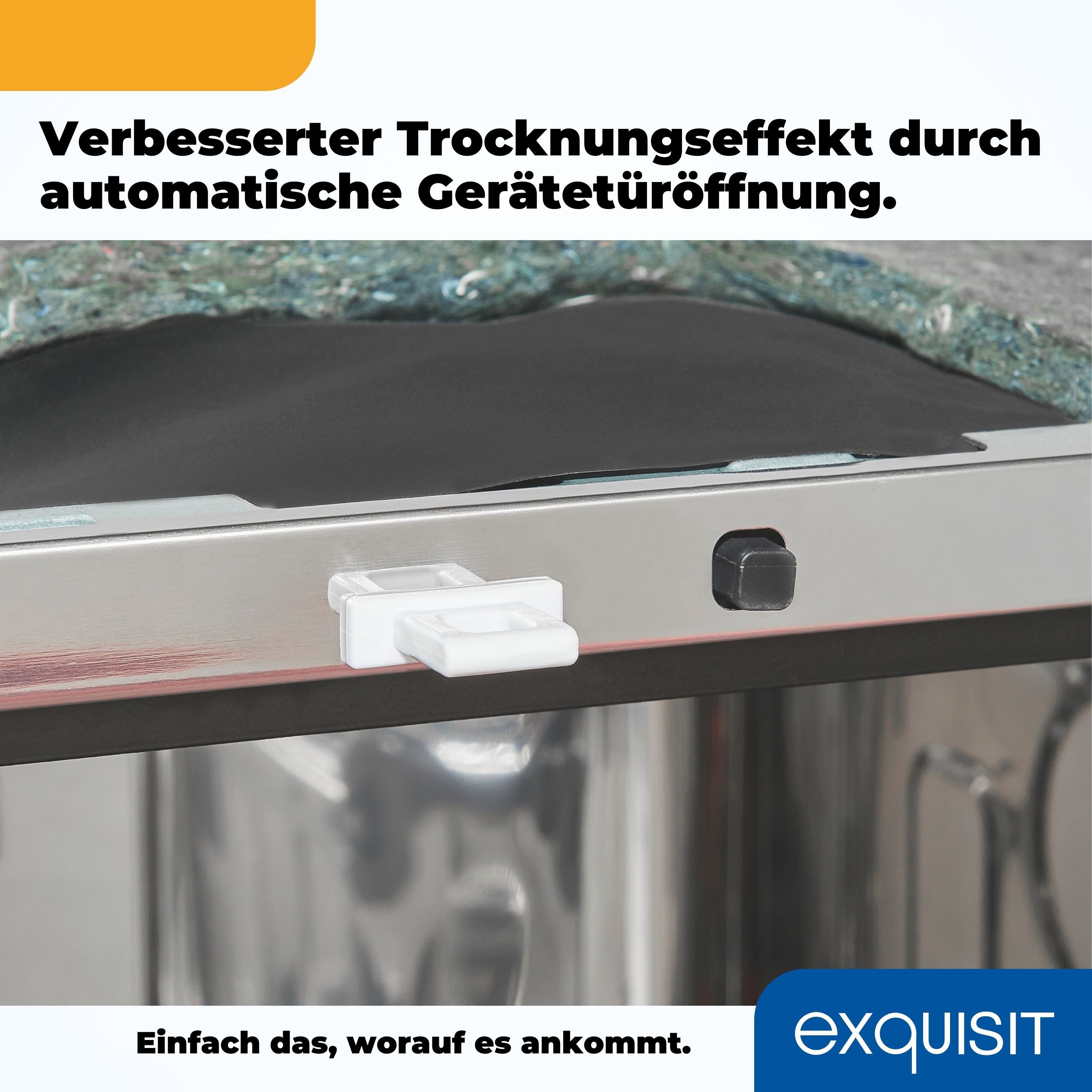 teilintegrierbarer Geschirrspüler EGSP9414-EB-030D inox