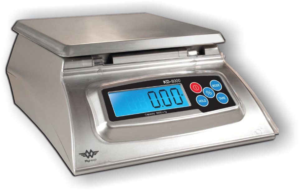 Küchenwaage Profi Küchenwaage 8kg/1g mit Edelstahl Plattform zum Backen und Kochen