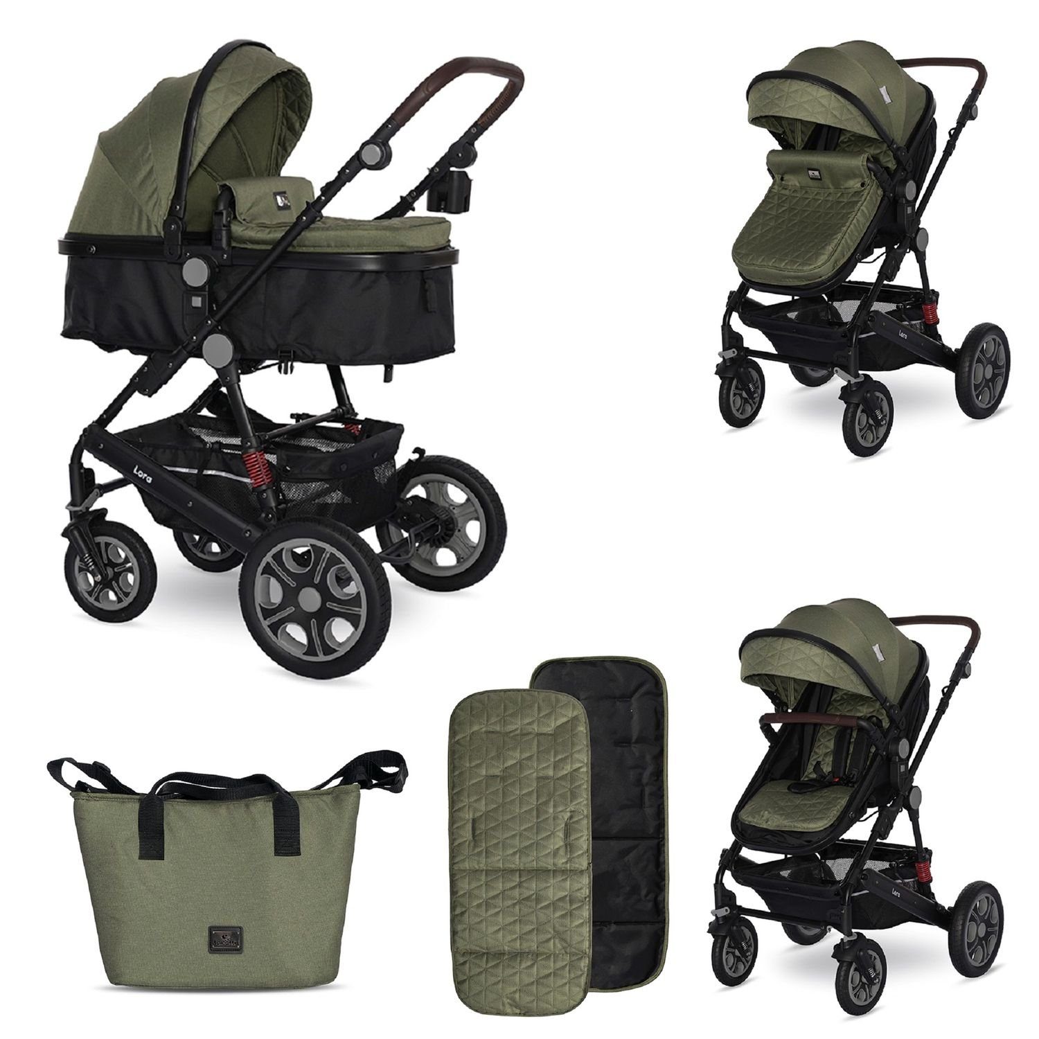 Kombi-Kinderwagen Kinderwagen Lora