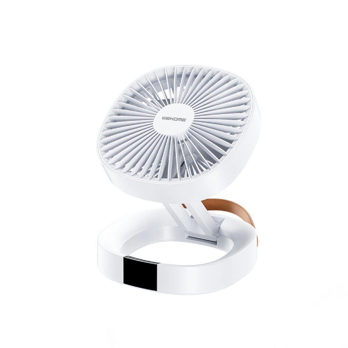 Tischventilator Kabelloser WT-F23 Tischventilator tragbarer Handventilator 2000mAh