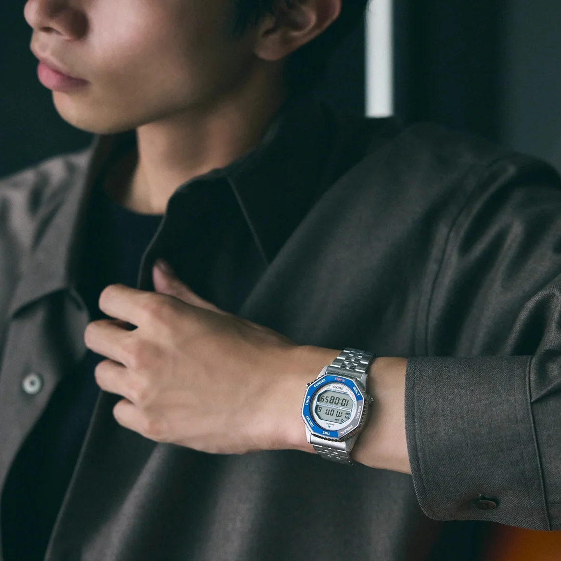 Orologio Seiko SMGG21P1 riedizione Rotocall blu e grigio