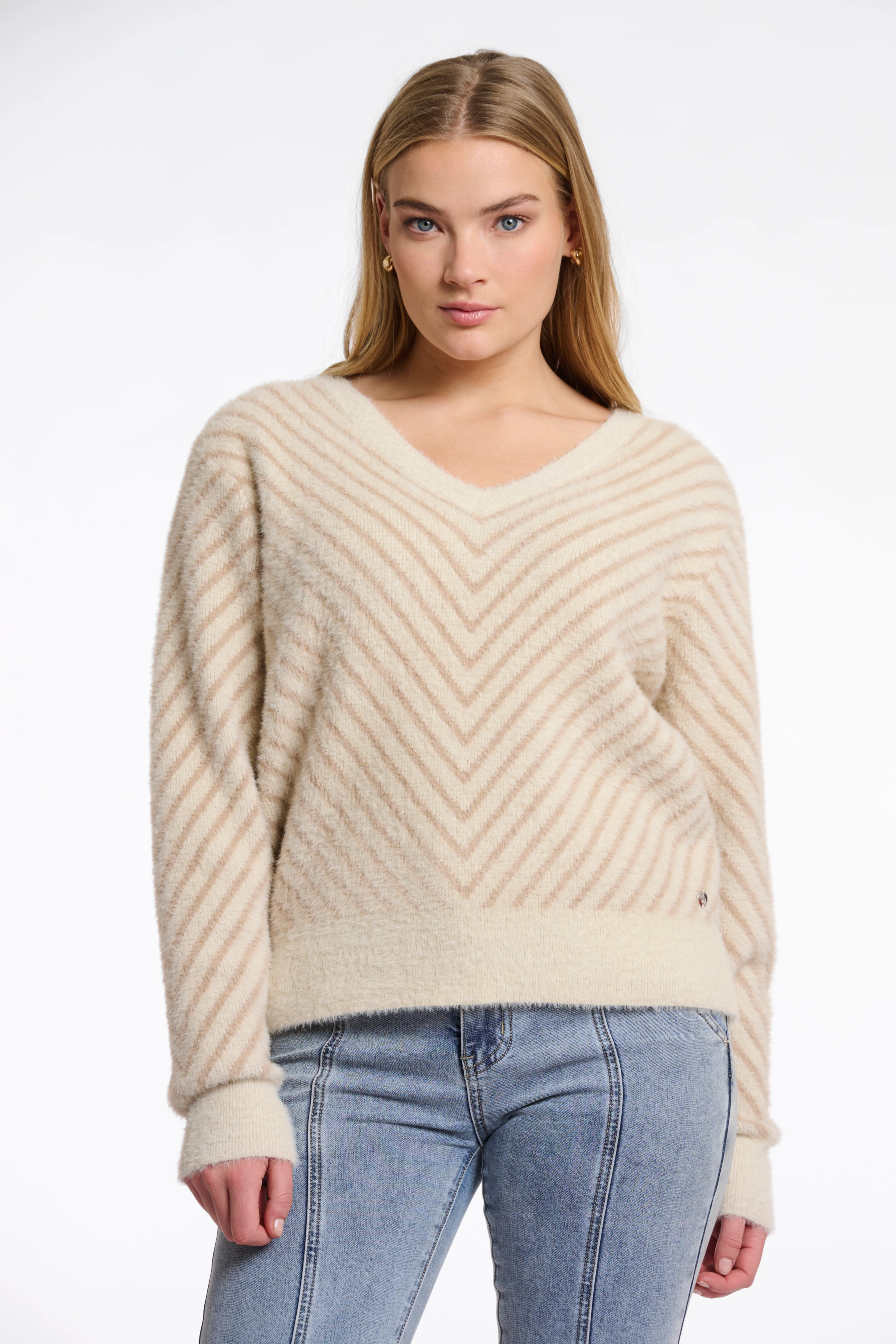 Rino & Pelle Raffi Knit V Neck Sweater
