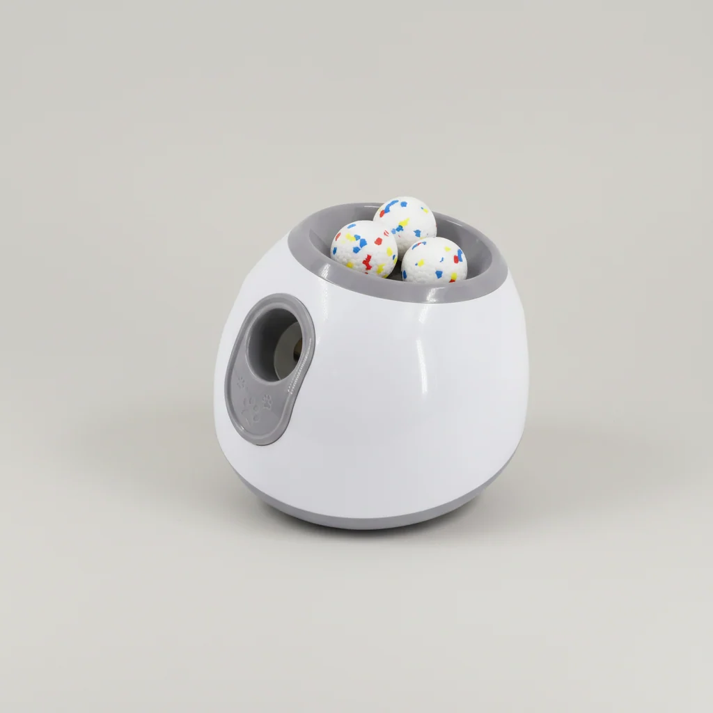 Automatic Dog Ball Launcher �C 3 Distance Settings, Auto-Launch & US Plug Included