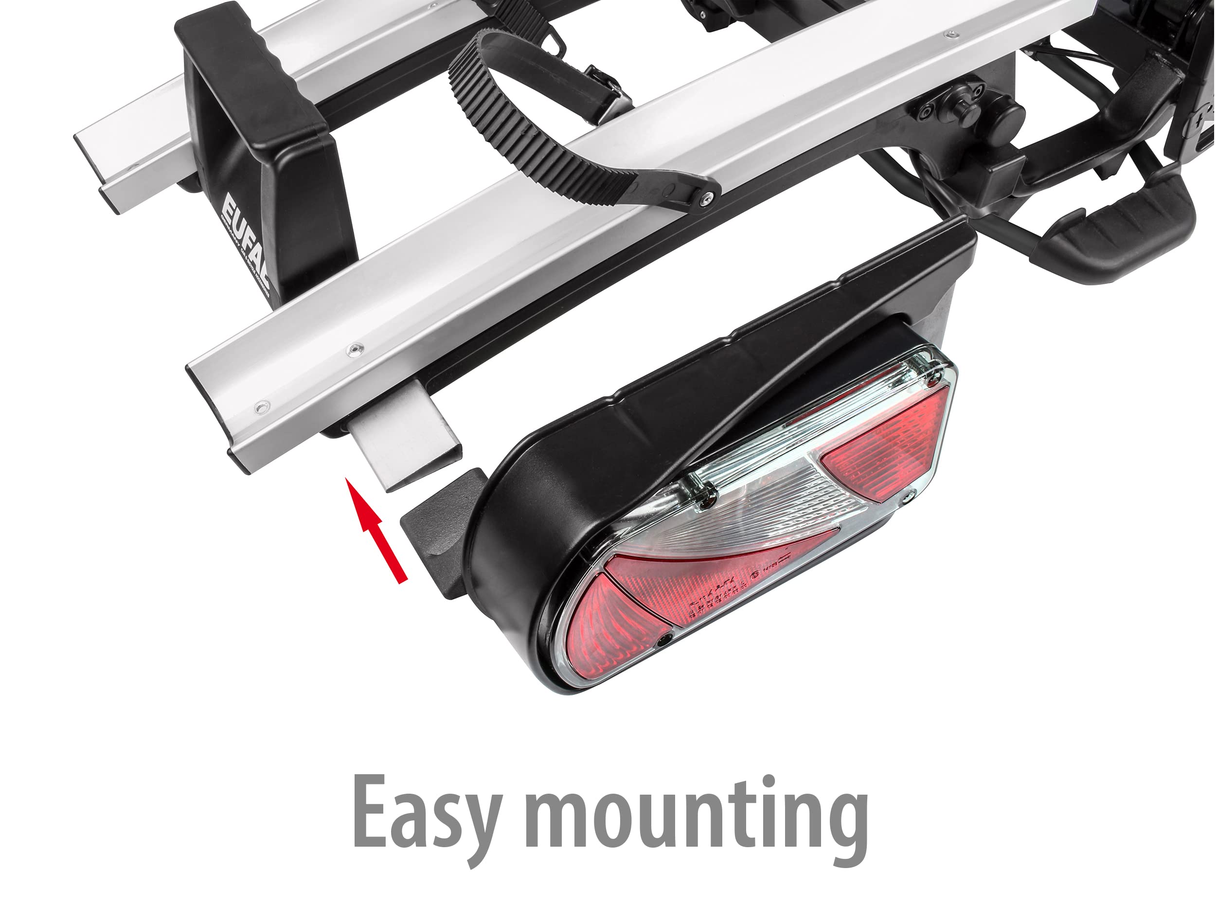 Fahrradträger für 2 Fahrräder, FINCH, für max. 3 Zoll Reifenbreite, Radstand bis 130 cm, abklappbar und abschließbar