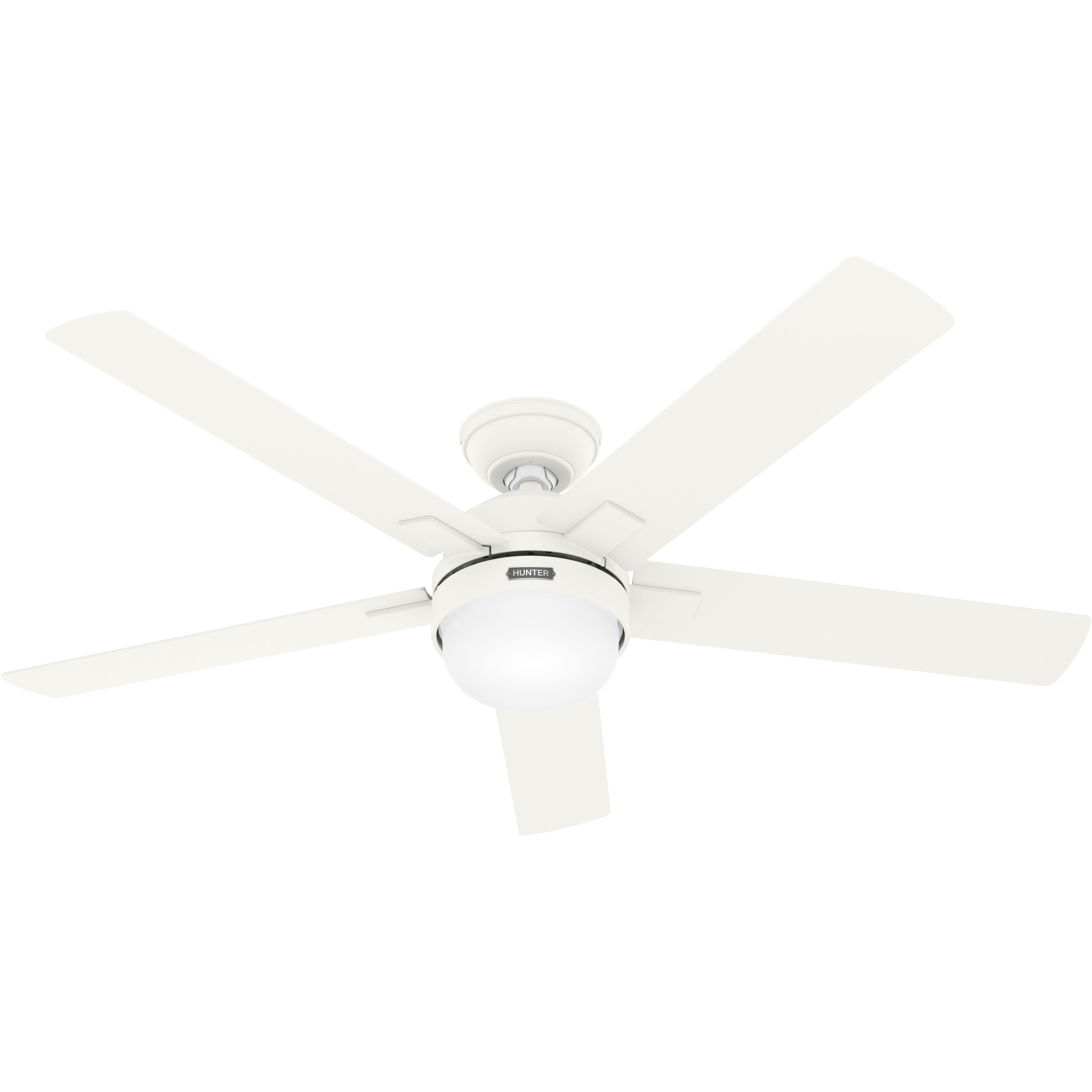 Deckenventilator Deckenventilator Zeal Weiß mit Licht & Fernbedienung
