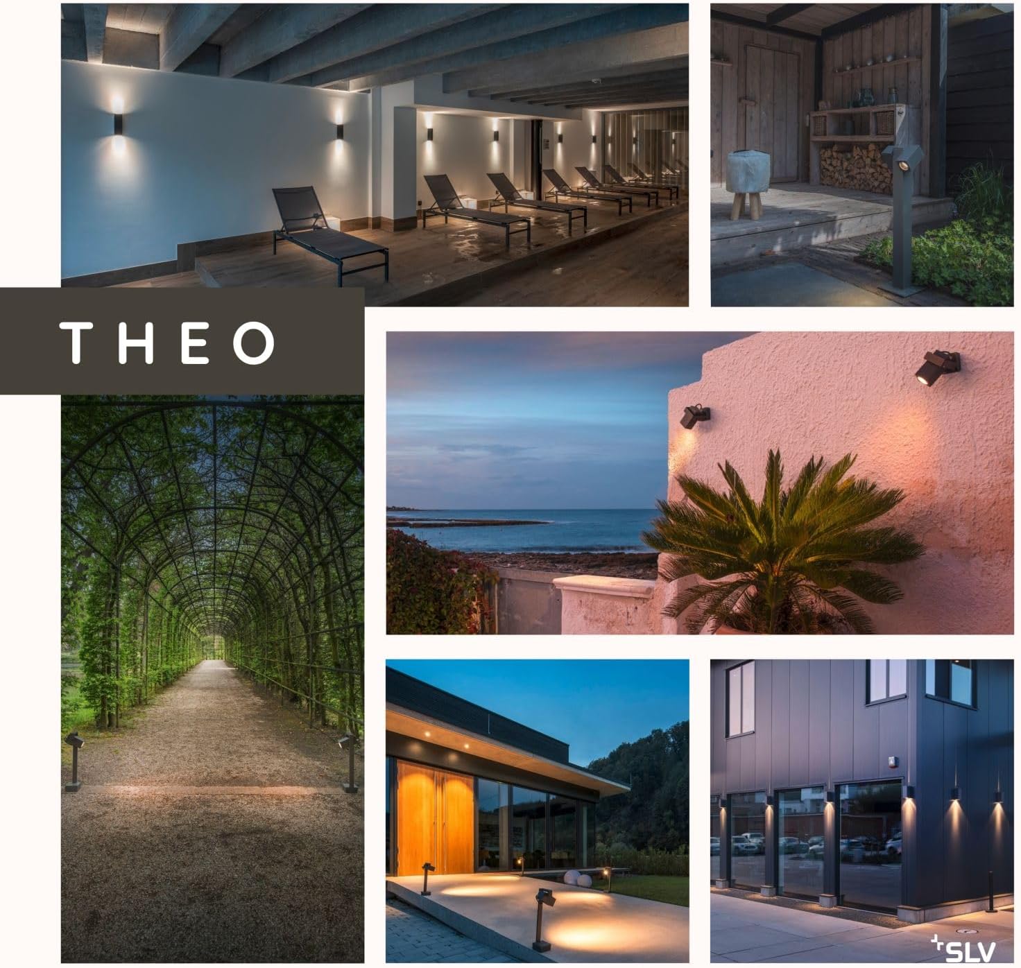 SLV THEO PATHLIGHT | Stehleuchte, LED Außen-Beleuchtung für Wege, Wände, Eingänge, Outdoor Garten-Lampe, Außenleuchte, Standleuchte |quadratisch, IP44, 2xGU10, anthrazit