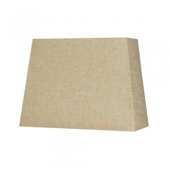 Rectangular Linen Lampshade �C Buttermilk or Calico | Hard-Lined, 30cm