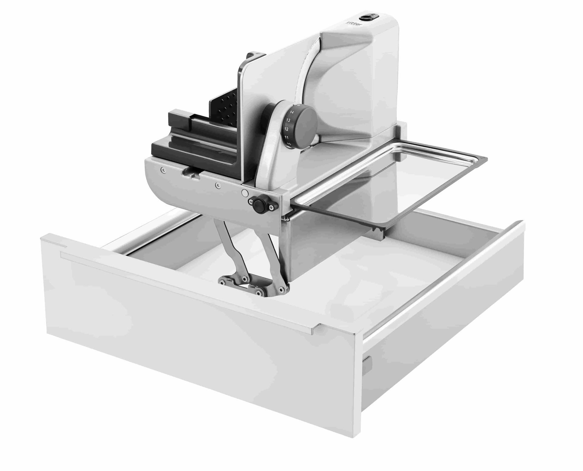 Allesschneider Einbau-Allesschneider AES 62 SL-H silbermetallic/links 544005