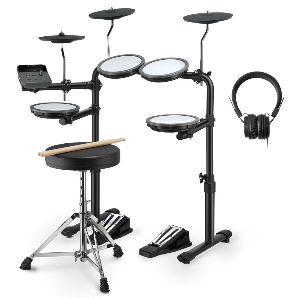 Donner Electric Drum Set For Kids Beginner, 68  Sounds, Quiet Mesh Pad