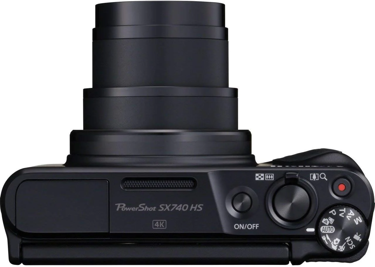 Canon PowerShot SX740 HS Kompaktkamera – 40x Zoom, 4K, 20,3MP, WLAN, DIGIC 8, Schwarz
