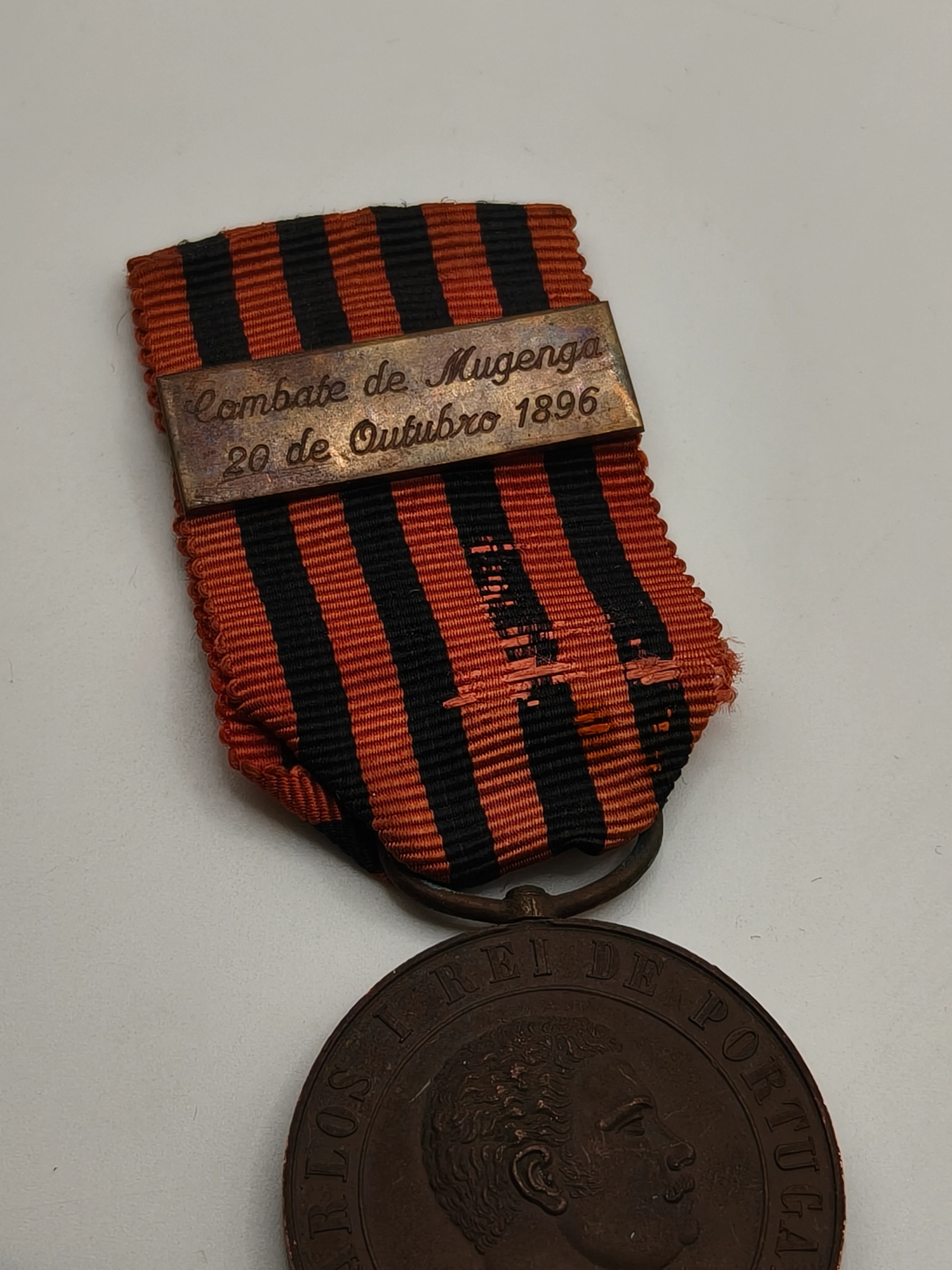 Medalla Colonial Combate de Megunga 1896 Carlos I