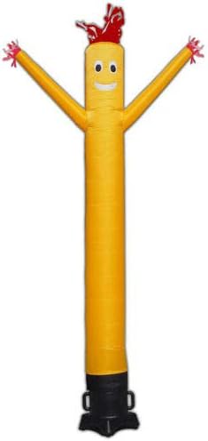 Men's Inflatable Tube Sky Puppet Dancer - Funny Wacky Waving Inflatable Tube Guy for Festival Advertising (Blower Not Included) (Green, 6.1m)
