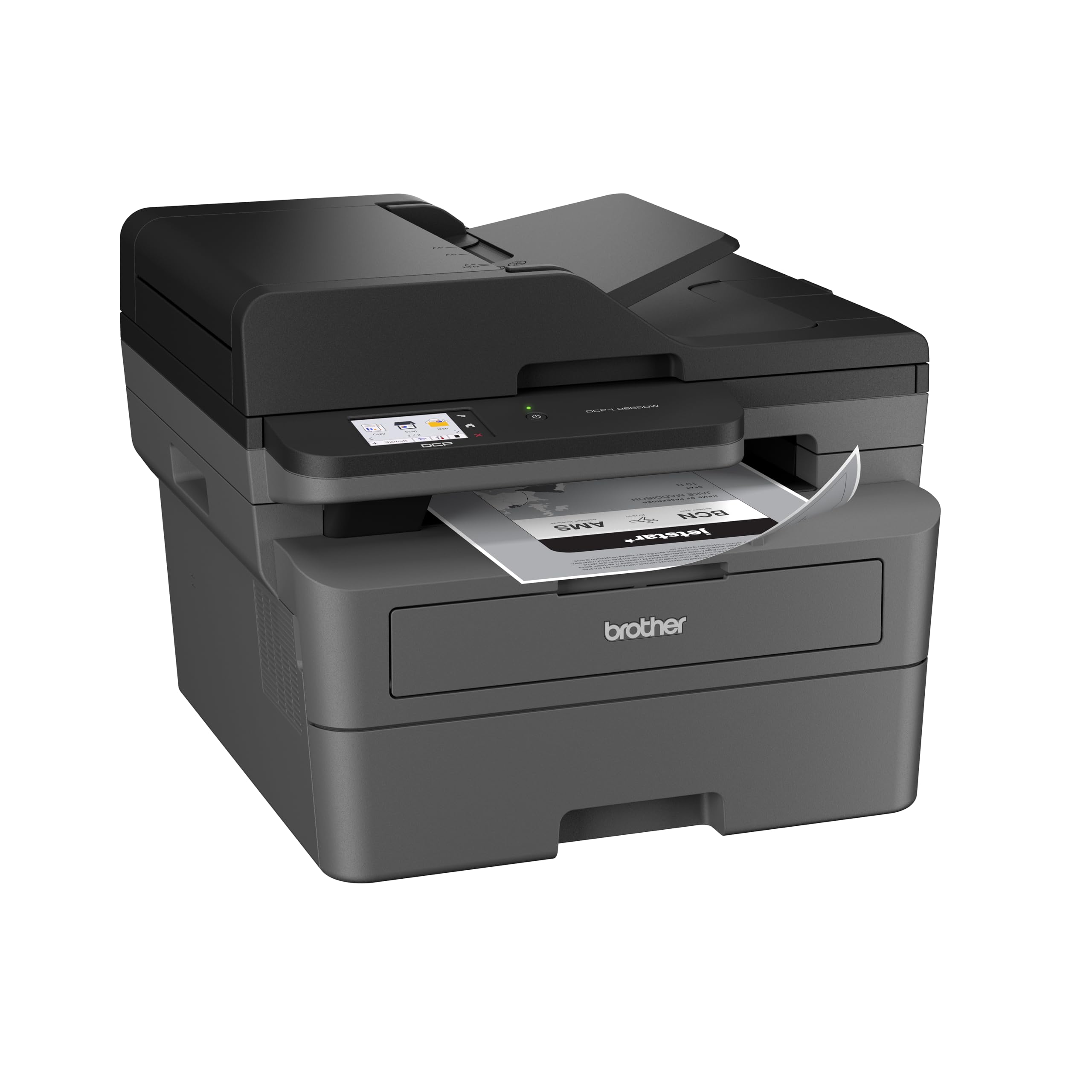 Monochrom-Laserdrucker DCP-L2665DW Multifunktionsgerät Duplex 34 Seiten/min 50-Blatt-ADF WLAN LAN USB 250-Blatt-Papierkassette