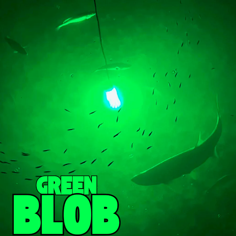 Solar Powered Underwater Fishing Light for Docks | Green Blob Outdoors New Solar Panel Kit | Bright Green Night Fishing Attractant for Snook, Shad, Bass & Catfish – No Dock Power Needed!