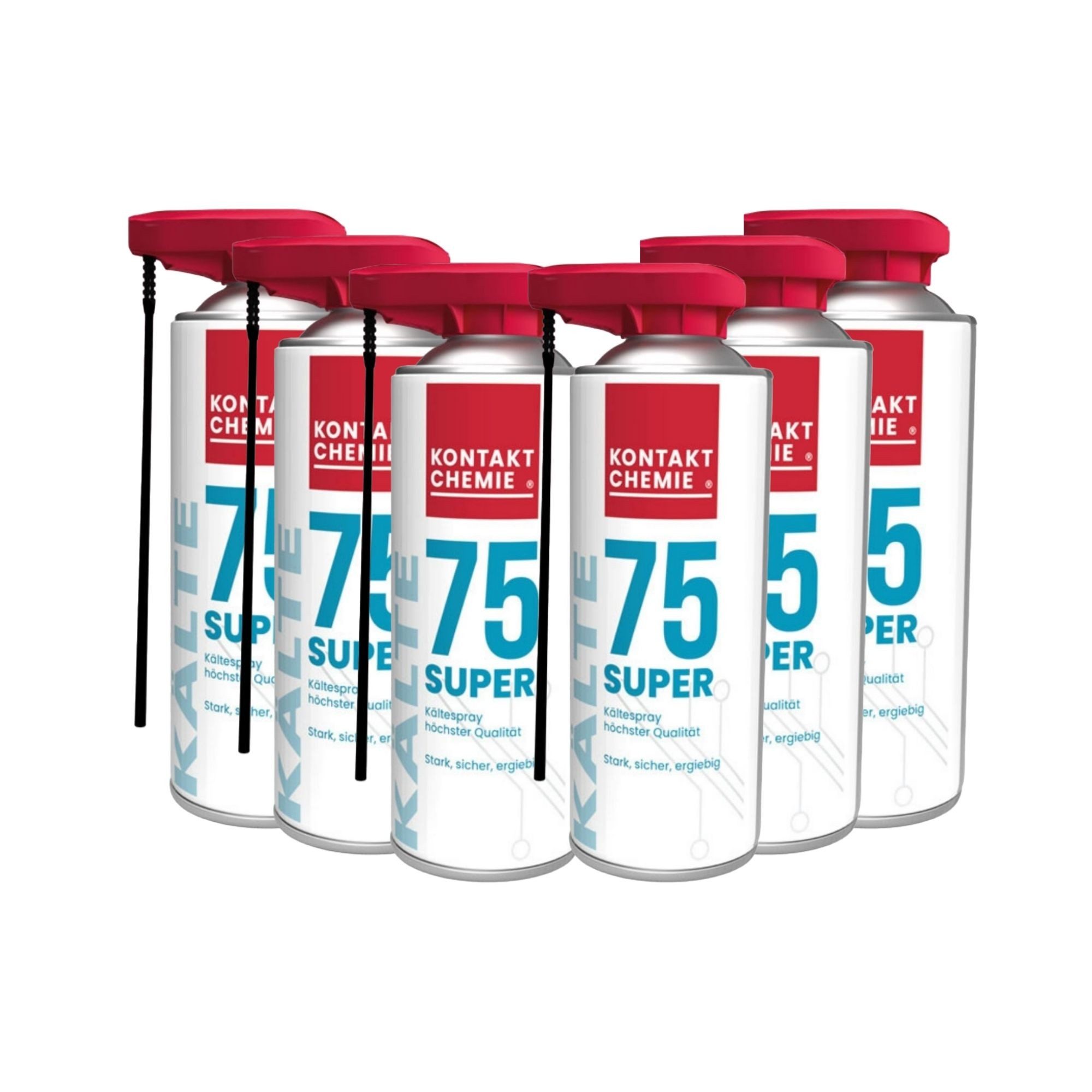 Kältemittel 6 Stück Kältespray, KÄLTE 75 SUPER, je 200ml