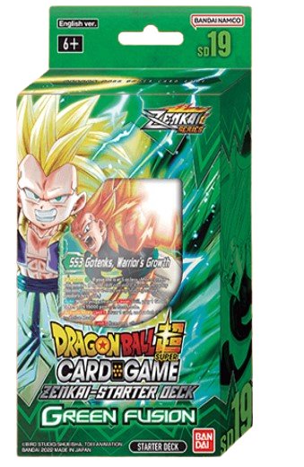 Dragon Ball Super Card Game Zenkai Series - GREEN FUSION - (GREEN) SD-19