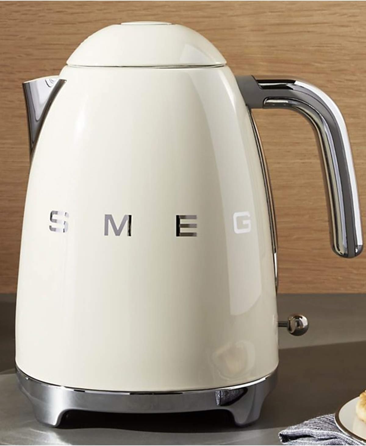 Smeg, 2x2 TSF01CREU -Toaster, 2 Schlitze für 2 Scheiben, 6 Vergoldungsniveaus, Heizfunktion, Abtau- und Bagel- Funktion, Sammelschublade, 950W, Creme